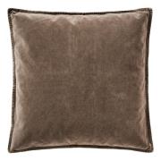 Ib Laursen Velour pude - soil - 50x50 - inkl fyld