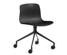 HAY About A Chair - AAC 14 - Med Hjulstel - Sort - Sort