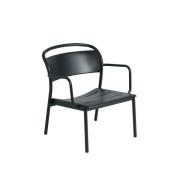 Muuto Linear Steel Lounge Armchair - Sort