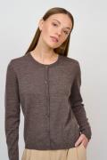 CRÉTON CRLezly o-neck cardigan (COFFEE MELANGE  S)