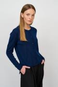 CRÉTON CRLezly o-neck cardigan (MØRK BLÅ M)