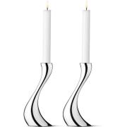 Georg Jensen Cobra Lysestage, Mellem, 2 stk.