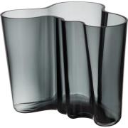 Iittala Aalto Collection vase, 16 cm. mørkegrå