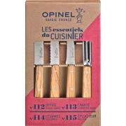 Opinel Boxes essentiel knivsæt, oliventræ