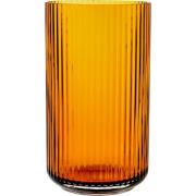 Lyngby Porcelæn Lyngbyvasen 31 cm., glas - amber