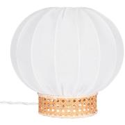 Globen Lighting Bordlampe Yokohama, 30 cm., hvid/natur