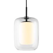 Globen Lighting Cuboza loftslampe, 20 cm, klar/hvid