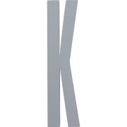 Design Letters Træbogstav i grå, K