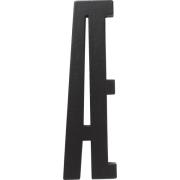 Design Letters Træbogstav i sort, Æ