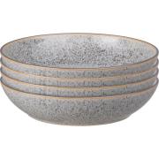 Denby Studio Grey pastatallerken 22 cm., 4 stk.