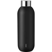 Stelton Keep Cool Drikkeflaske 0,6L, Sort