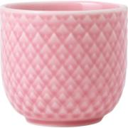 Lyngby Porcelæn Rhombe Color æggebæger 5 cm, rosa