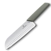 Victorinox Swiss Modern santokukniv 17 cm, oliven