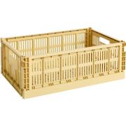 HAY Colour Crate opbevaringskasse, large, golden yellow