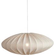 Watt & Veke Ellipse loftslampe, 65 cm, hør, natur