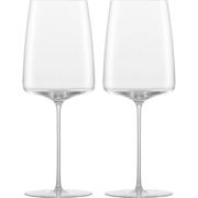 Zwiesel Simplify Flavoursome & Spicy rødvinsglas 69 cl, 2-pak