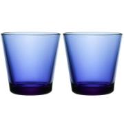 Iittala Kartio drikkeglas 21 cl, ultramarineblå, 2 stk.