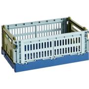 HAY Colour Crate Mix opbevaringskasse small, dusty blue