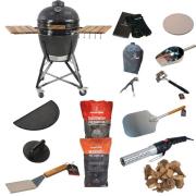 Kamado Sumo Midi Stor grillpakke, sort