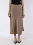 Neo Noir Bovary Skirt Kvinde Dark Taupe Maxi Nederdele Str 40 - hos Ma...