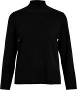 Object Objreynard Square Sleeve Pullover N Kvinde Black Sweaters Str L...