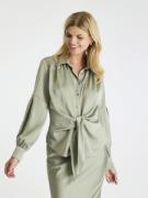 Neo Noir Naja Satin Shirt Kvinde Smoke Green Langærmede Bluser Str 40 ...