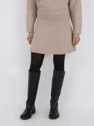 Neo Noir Gisa Knit Skirt Kvinde Sand Melange Korte Nederdele Str 34 - ...