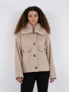 Neo Noir Pitti Wool Jacket Kvinde Sand Overgangsjakker Str 40 - Uld ho...