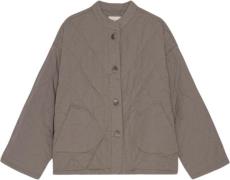 Moshi Moshi Mind lea Quilted Jacket Kvinde Dark Taupe Overgangsjakker ...