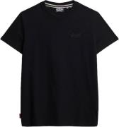 Superdry Essential Logo EMB TEE Mand Black/black Kortærmede T-shirts S...