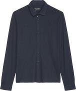 Marc O’Polo Jersey, Shirt, MOP Embroidery, Shir Mand Dark Navy Langærm...