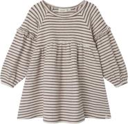 Lil' Atelier Nmfthoro LS Dress Stripe LIL Str 92 - Birch/rosebrown Kjo...