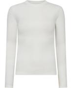 Blanche Laguna Tshirt LSL Kvinde White Langærmede T-shirts Str L - hos...