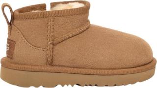 UGG T Classic Ultra Mini Chestnut Støvler Str 25 - hos Magasin