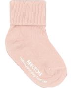 Melton Basic Sock ABS Str 27-30 - Lyserød Strømper hos Magasin