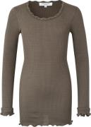 Rosemunde Silk Tshirt w/ Lace Str 16 - Falcon Langærmede T-shirts hos ...