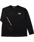 The North Face Teen Varsity Graphic Oversize L/S T Str L - Sort Langær...