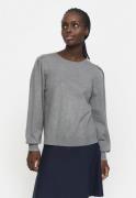 Soft Rebels Sranalia Knit Kvinde Medium Grey Melange Sweaters Str L - ...