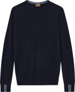 Mos Mosh Gallery Mmgadam Soft Knit Mand Navy Sweaters Str L - hos Maga...