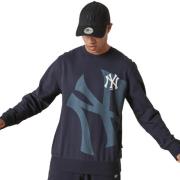 New Era Washed Pack Graphic Crew Neyya Mand Blue Sweatshirts Str L - B...