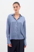 InWear Paulineiw Shirt Kvinde Flint Stone Skjorter Loose Fit Str 40 - ...