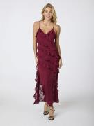 Neo Noir Palazzo Burnout Dress Kvinde Burgundy Maxi Kjoler Str 40 - ho...