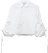 Blanche Dibellabl Statement Shirt Kvinde White Kortærmede Bluser Str 4...