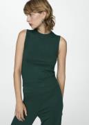 MANGO Knitted top With Wide Straps Kvinde Dark Green Tanktoppe Str XL ...