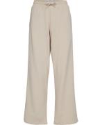 Tommy Hilfiger Modal Pants Kvinde Cashmere Creme Bukser Med Brede Ben ...