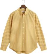 Gant REL Heritage Poplin Stripe Shirt Mand Faded Sunset Langærmede Skj...