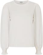 Soft Rebels Sranalia Knit Kvinde Snow White Sweaters Str L - hos Magas...