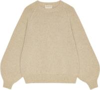 Moshi Moshi Mind Sienna Knit Wool Kvinde Oatmeal Melange Sweaters Str ...