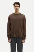 Samsøe Samsøe Isak Knit Sweater 15010 Mand Chocolate Torte Sweaters St...