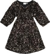 The New Tnmarlin Sequin S_S Dress Str 98-104 cm/3-4 år - Black Beauty ...